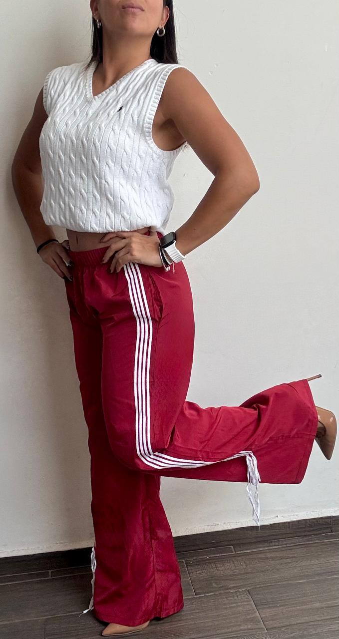 Pantalón casual con listón